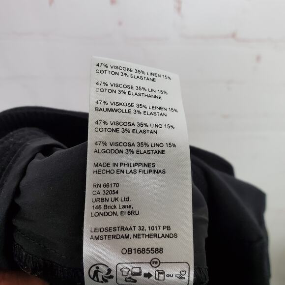 Anthropologie Maeve The Colette Portside Jumpsuit Sz 12 Black Sleeveless Pockets - Picture 16 of 16